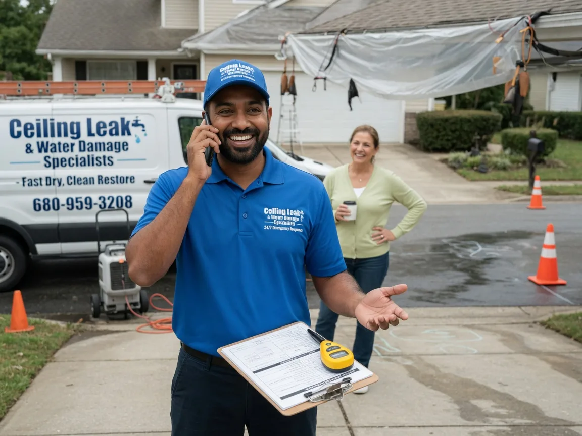 Ceiling Leak Cleanup Innis, LA FAQs
